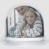 We Love You Grandma Custom Snow Globe (正面)