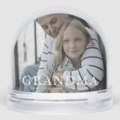 We Love You Grandma Custom Snow Globe (裏面)