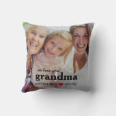 we love you grandma photo  クッション (裏面)