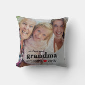 we love you grandma photo  クッション (正面)