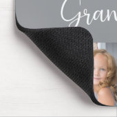 We Love you Grandma Script 8 Photo Modern マウスパッド (コーナー)