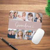 We Love you Grandma Script 8 Photo Modern マウスパッド