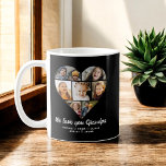 We Love You GrandpaハートInstagram写真 コーヒーマグカップ<br><div class="desc">手書き我々はGrandpa Instagram写真マグカップあなたを愛している。</div>
