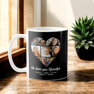 We Love You GrandpaハートInstagram写真 コーヒーマグカップ