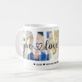 We Love You Grandpa Add Photo And Name コーヒーマグカップ (正面左)