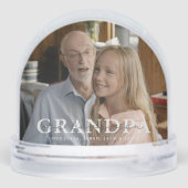 We Love You Grandpa Custom Snow Globe (裏面)