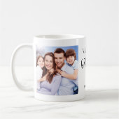 We Love You Grandpa Grandkids 3 Photo Collage   コーヒーマグカップ (左)