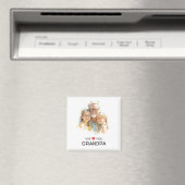 We Love You Grandpa Magnet | Personalized Photo マグネット (インサイチュ (食洗機))