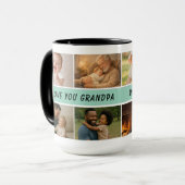 We Love You Grandpa Mug | Happy Grandparents Day マグカップ (正面左)