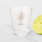 We Love You Grandpa Shot Glass | Custom Photo ショットグラス (裏面)