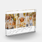 We Love You Grannyモダンシンプル Collage 9 Photo フォトブロック (左)