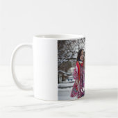 WE LOVE YOU! Kundenspezifische Foto Tasse, 325 ml コーヒーマグカップ (左)