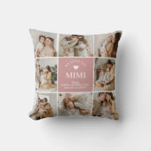 We Love You Mimiフォトパーソナライズされた装飾用クッション クッション (正面)