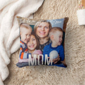 We Love You Mom カスタムMothers Day Photo クッション (ブランケット)