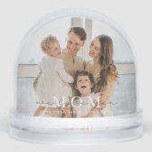 We Love You Mom Custom Snow Globe (正面)