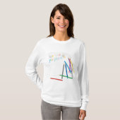 We Love You Mom Hand-Drawn Crayon Art Tシャツ (正面フル)