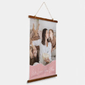 We Love You Mom Mother's Dayの写真カスタム 吊り下げ型タペストリー (傾斜あり)