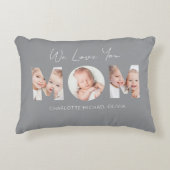 We Love You Mom Photo アクセントクッション (正面)