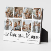 We Love You Mom Photo フォトプラーク (側面)