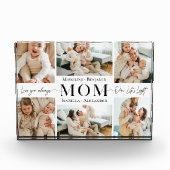 We Love You Mom Simple Mother Collage Keepsake フォトブロック (正面)