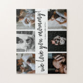 We Love You Mommy 6モダン Photo Collage母 ジグソーパズル (縦)