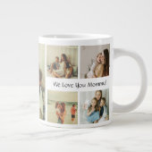 We Love You Mommy - Happy Mother's Day Mug ジャンボコーヒーマグカップ (右)