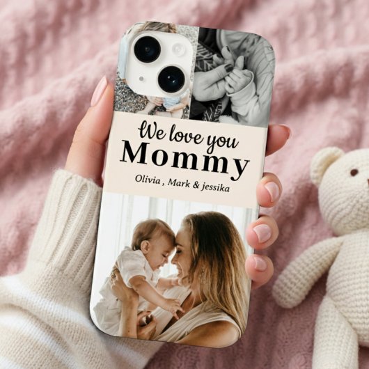 We Love You Mommy - Photo カスタム Collage iPhone Case-Mate iPhoneケース