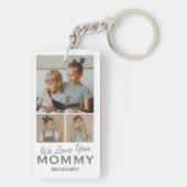 We Love You Mommy Photo キーホルダー (裏面)