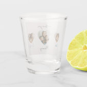 We Love You Mommy - Photos パーソナライズされた Shot Glass ショットグラス (裏面)