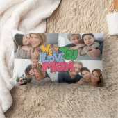 We Love You Mother's Day 4 Photo ランバークッション (ブランケット)