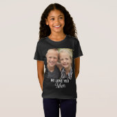 WE LOVE YOU Mother's Day Mum Family Photo Tシャツ (正面フル)