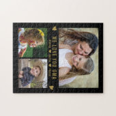 We Love You OMA 3 Photo Collage Black ジグソーパズル (横)