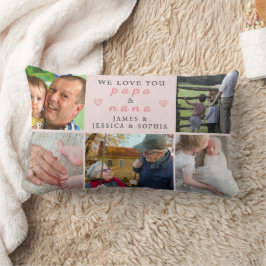 We Love You Papa & Nana – Custom Grandkids Pillow ランバークッション