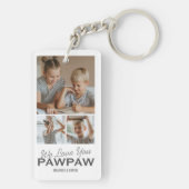 We Love You Pawpaw Photo Keychain キーホルダー (裏面)