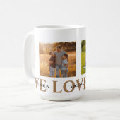 We Love You Photo コーヒーマグカップ (正面左)