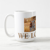 We Love You Photo コーヒーマグカップ (左)