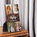 We Love You Pop Wood 素朴 Photo Collage フォトプラーク<br><div class="desc">The Pop We Love Youハートフォトコラージュモダンプラークは、祖父への愛を示すパーソナライズされた感動的で贈り物である。美しくデザインされたプラークは、ハート型の写真コラージュを備え、家族の写真をレイアウトで追加できお気に入りのるこモダンとができるスタイリッシュ。心のこもった「We Love You,  PopPop」のメッセージが目立って表示され、誕生日や父の日などの特別な行事に最適な記念として飾られている。永遠の思い出を生み出して、この一種類のフォトコラージュのプラークとあなたの絆を。</div>