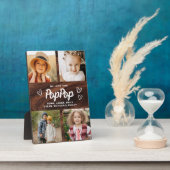 We Love You Pop Wood 素朴 Photo Collage フォトプラーク (側面)