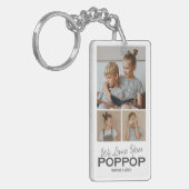 We Love You Poppopフォトキーチェーン キーホルダー (正面左)