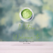 We love you so Matcha Baby Shower Welcome アクリルサイン (ニュートラル)