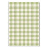 We Love You So Matcha Bow Green Gingham テーブルナンバー (裏面)