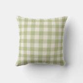 We Love You So Matcha Cozy Gingham Bow クッション (裏面)