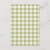 We Love You So Matcha Gingham Diaper Raffle  エンクロージャーカード (裏面)