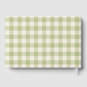 We Love You So Matcha Gingham Hearts Bow ゲストブック (裏面)