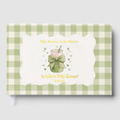 We Love You So Matcha Gingham Hearts Bow ゲストブック (正面)