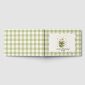 We Love You So Matcha Gingham Hearts Bow ゲストブック (全面)