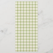 We Love You So Matcha Green Gingham Hearts メニュー (裏面)