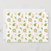 We Love You So Matcha Green Tea Baby Shower Photo 招待状 (裏面)