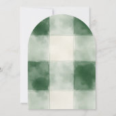 We Love You So Matcha Modern Baby Shower 招待状 (裏面)