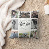 We Love You YiaYia Mother's Dayフォトコラージュ クッション (ブランケット)